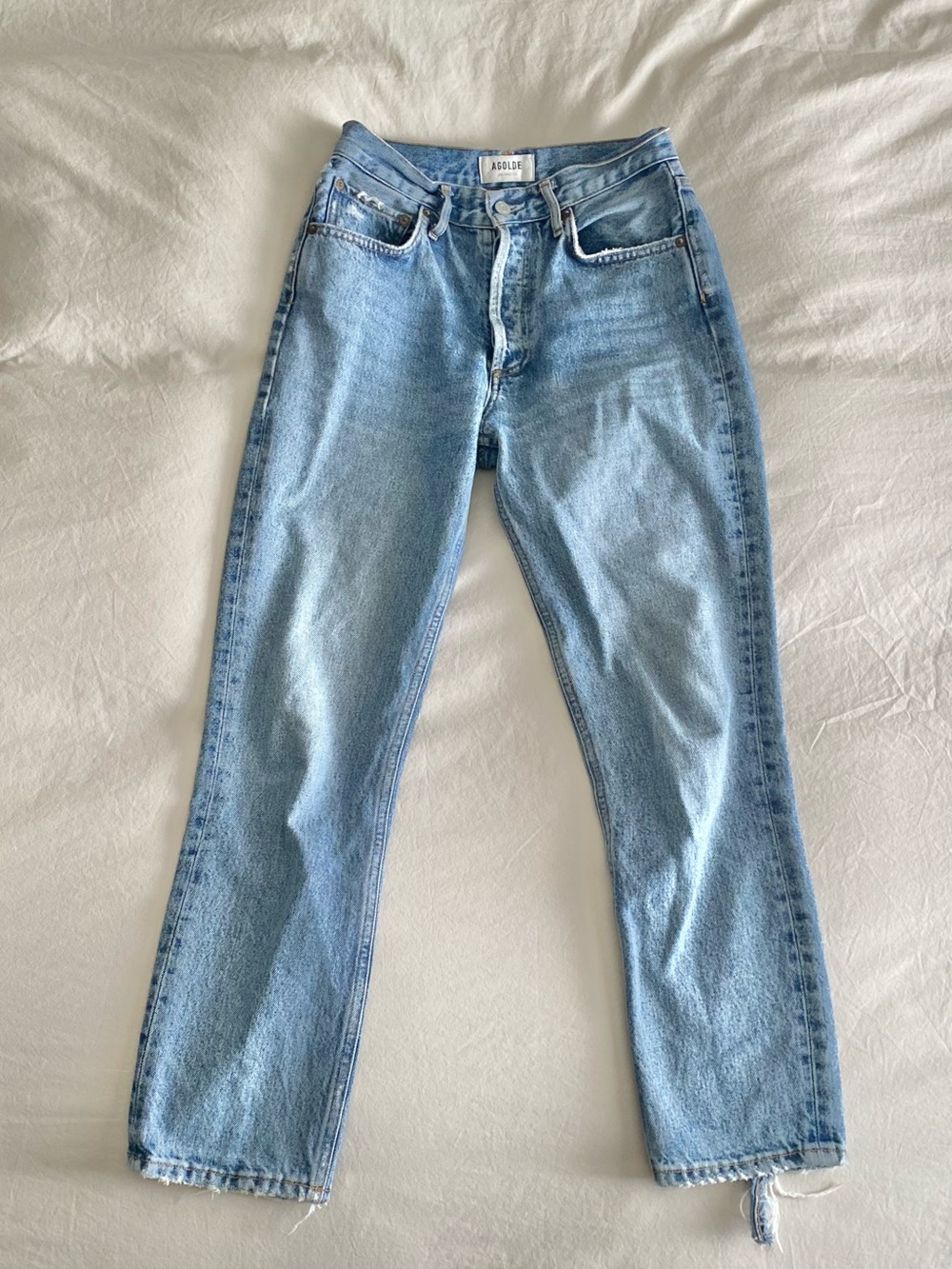 Agolde Riley High-rise Denim